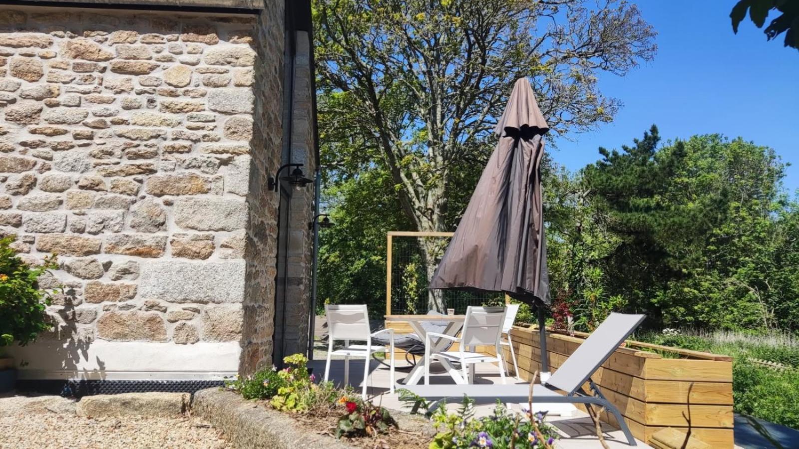 Вилла Le Petit Moulin De Kerloroc Ploudalmezeau Экстерьер фото